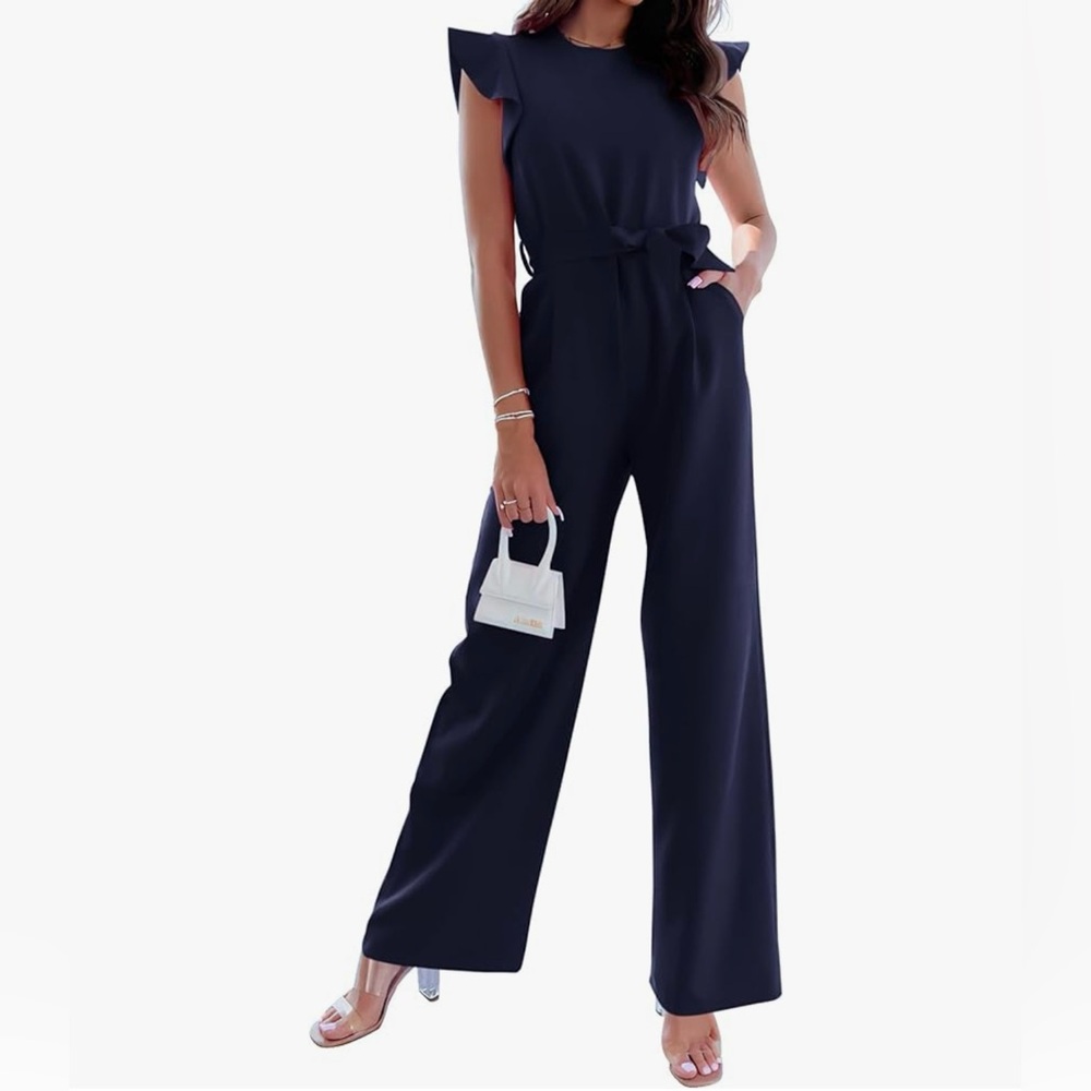 Navy Blue Jumpsuit